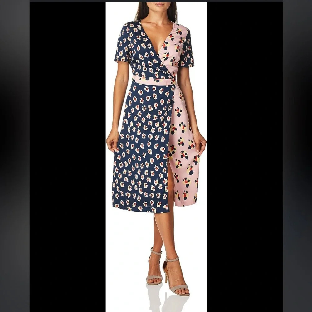 NWT BCBGENERATION FLORAL WRAP DRESS